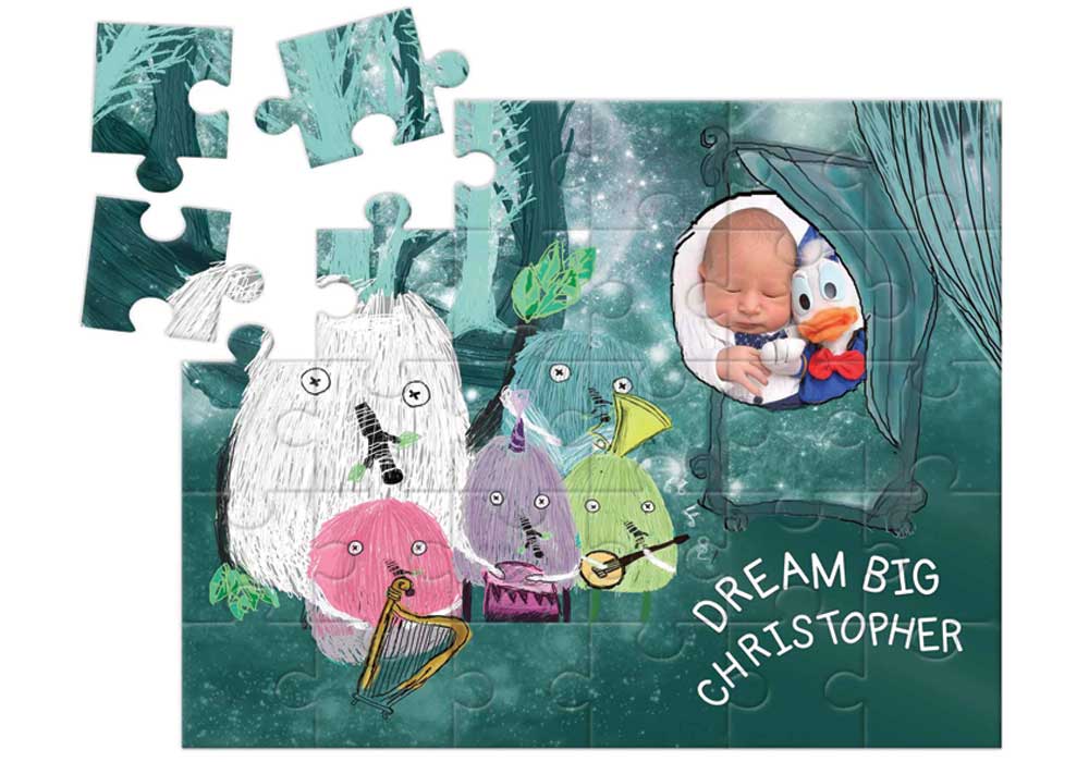 'Dream Big' <br>Personalized Puzzle